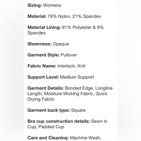 Women's Everyday Soft Medium Support
Longline Sports Bra - All In Motion™
Green - Picture 7 of 7